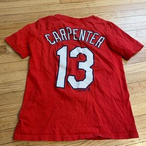 St. Louis Cardinals Red Matt Carpenter 13 T-Shirt youth size 8 baseball MLB